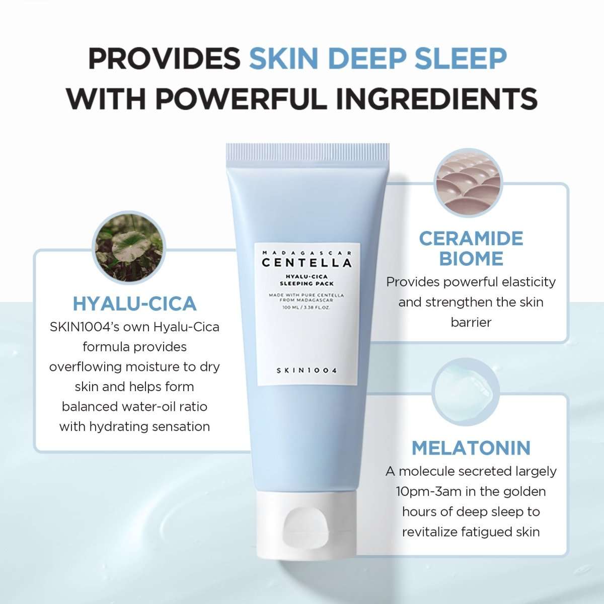 SKIN1004 Madagascar Centella Hyalu-Cica Sleeping Pack 100ml