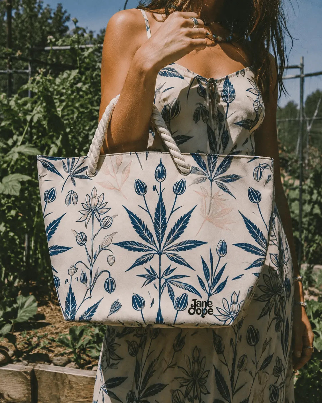 Soft Sativa Hemp Rope Tote Bag