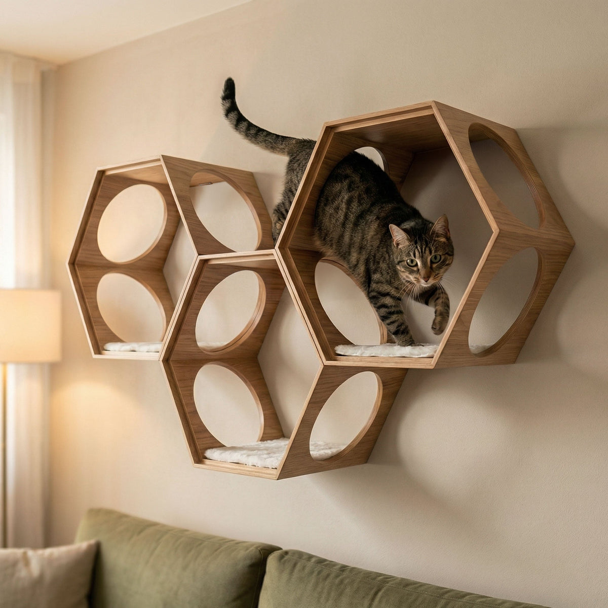 suki cat stool and shelf