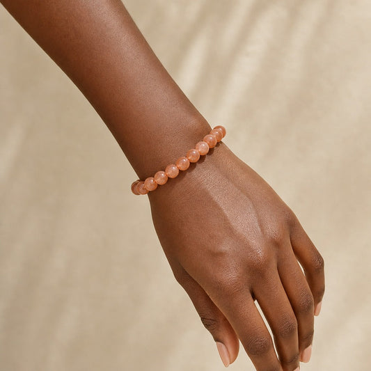 Sunstone Round Bracelet