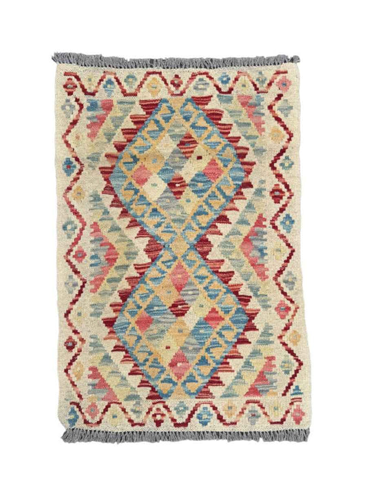 Tiny Afghan Kilim | 2' 1" x 3'