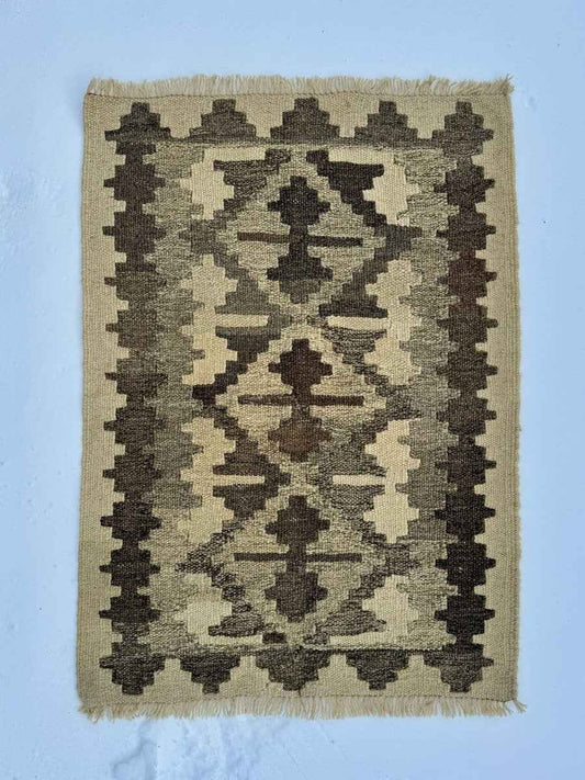 ON HOLD | Tiny Persian Qashqai Kilim | 2' 1" x 2' 11"
