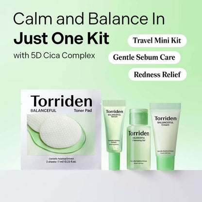 Torriden Balanceful Trial Kit For Sensitive Skin