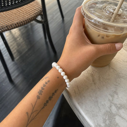Tridacna Round Bracelet - 8mm
