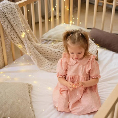 Twin Size Bed Frame for Toddlers with Fence
