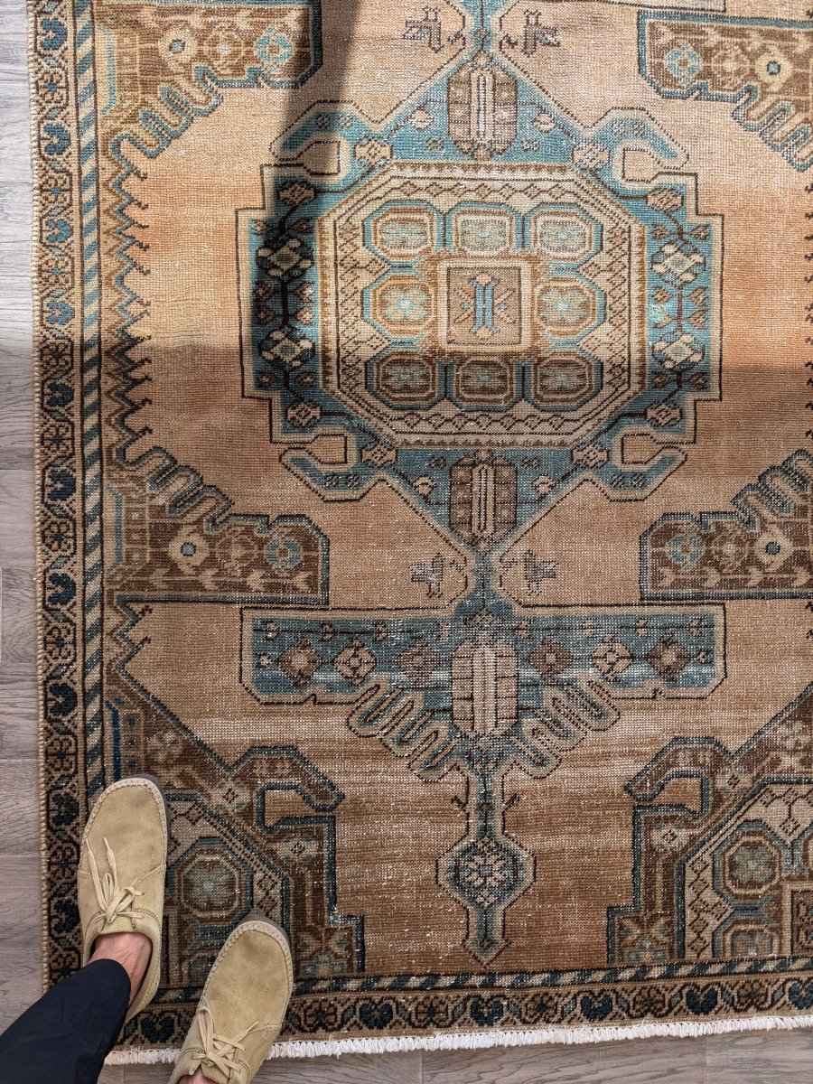 Vintage Hamadan Rug | 3' 11" x 6' 7"