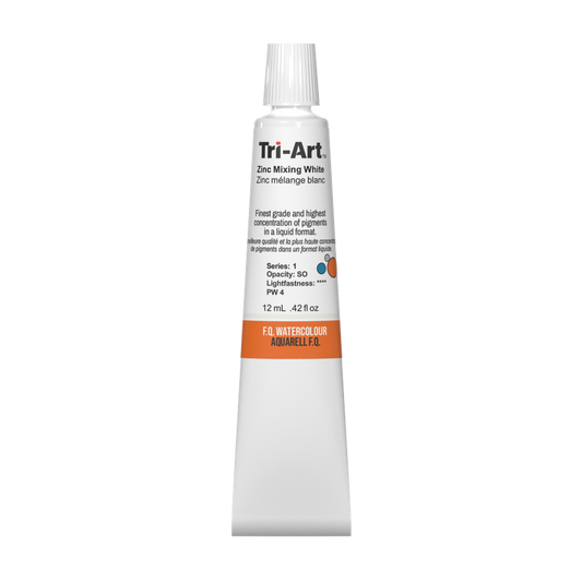 Tri-Art Water Colours - Zinc Mixing White