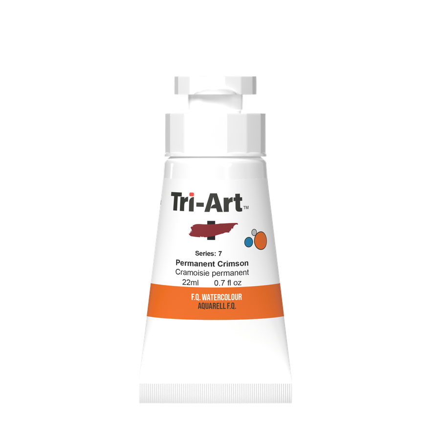 Tri-Art Water Colours - Permanent Crimson