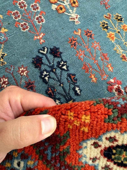 Zollanvari Gabbeh-Kilim | 4’ 2" x 6’ 3"